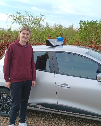 Lesauto van Rijschool Vink in Culemborg